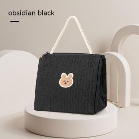 Multi-functional Mummy Bag Going Out Maternal And Child (Option: Obsidian Black)