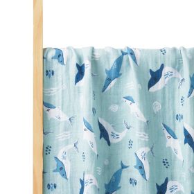 Newborn Baby Swaddling Quilt Pure Cotton Gauze Bath Towel Swaddling Wrapping Towel (Option: S137-120 √ó 110cm)