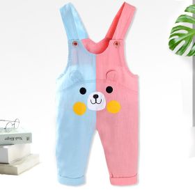 Fashion Color Matching Baby Single-tooth Mandarin Duck Pants Thin (Option: 7style-90cm)