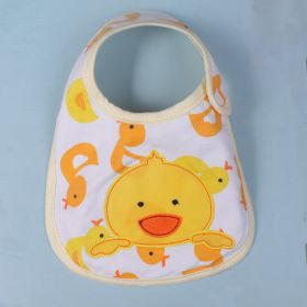 Optional Baby Bib Children's Cotton Three-layer Waterproof Saliva Towel (Option: Piyopiyo)