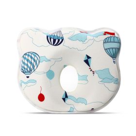 Cartoon Four Seasons Baby Headrest Anti-deviation Head Shaping For Children And Kids Pillow (Option: Hot Air Balloon-25 √ó 23 √ó 3)
