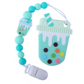 Baby Supplies Dental Gel Pacifier Chain Set (Color: green)
