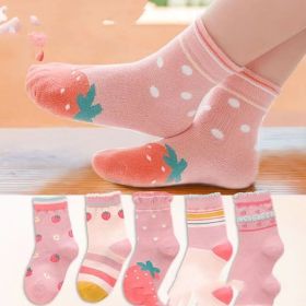 Winter Warm Boys And Girls Middle-aged Baby Socks (Option: Style5-6to8 years)