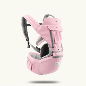 Multi-functional Convenient And Comfortable Baby Waist Stool (Color: pink)