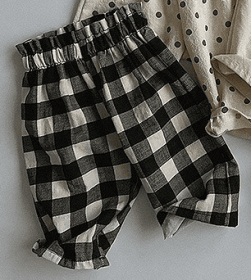 Baby Solid Color Loose Casual Pants (Color: black, Size/Age: 80 (9-12M))