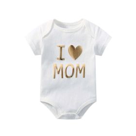 Baby Solid Color Printed Pattern Cute Triangle Onesies (Color: Light Yellow, Size/Age: 59 (0-3M))