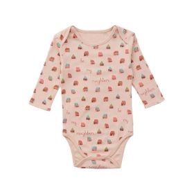 Baby Plaid Pattern Envelope Collar Design Triangle Onesies (Color: Red, Size/Age: 90 (12-24M))