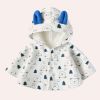 Baby Cartoon Bear Print Pattern Thickened Cape Cute Shawl