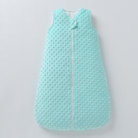 Baby Autumn And Winter Sleeping Bags Quilted Thick Warm Vest Sleeping Bag (Option: Green Vest-Free Size 0 September)