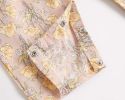 Baby Girl Floral Print Pattern Backless Design Sleeveless Rompers With Handband