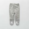 Baby Cartoon Pattern Long Sleeved Onesies Combo Striped Pantihose Sets