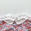 Baby Girl Doll Collar Floral Print Dress Combo Floral Print Shorts In Sets Summer Outfit Wearing