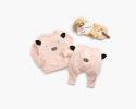 Baby Cartoon Animal Pattern Hoodie Combo Big PP Pants Sets