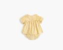 Baby Girl Plaid Pattern Single Breasted Design Shirt Combo Shorts Sets