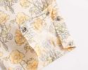 Baby Girl Floral Print Pattern Backless Design Sleeveless Rompers With Handband