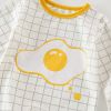 Baby 1pcs Cartoon Graphic Soft Cotton Long Sleeves Bodysuit With Hats