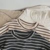 Baby Boys And Girls Striped Pattern O-Neck Long Sleeved Tops