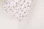 Baby Girls Floral Pattern Sleeveless Summer Rompers With Hat In Summer