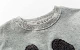 Baby Cartoon Pattern Long Sleeved Onesies Combo Striped Pantihose Sets