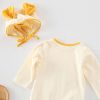 Baby 1pcs Cartoon Graphic Soft Cotton Long Sleeves Bodysuit With Hats