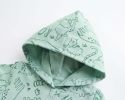 Baby Cartoon Dinosaur Graphic Snap Button Thin Style Rompers With Hat