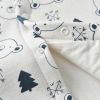 Baby Cartoon Bear Print Pattern Thickened Cape Cute Shawl