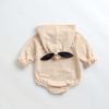 Baby Cartoon Pattern Korean Style Onesies With Hat