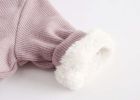 Baby Cartoon Shape Design Soft Fleece Thickened Romper In Autumn & Winter