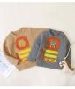 Baby Cartton Lion Emroidered Pattern Pullover Sweater