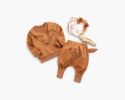 Baby Cartoon Animal Pattern Hoodie Combo Big PP Pants Sets