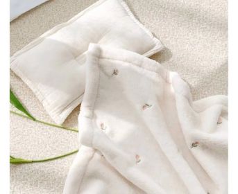 Coral Fleece Baby Baby's Blanket (Option: Tulip Cover Blanket-90x125CM)